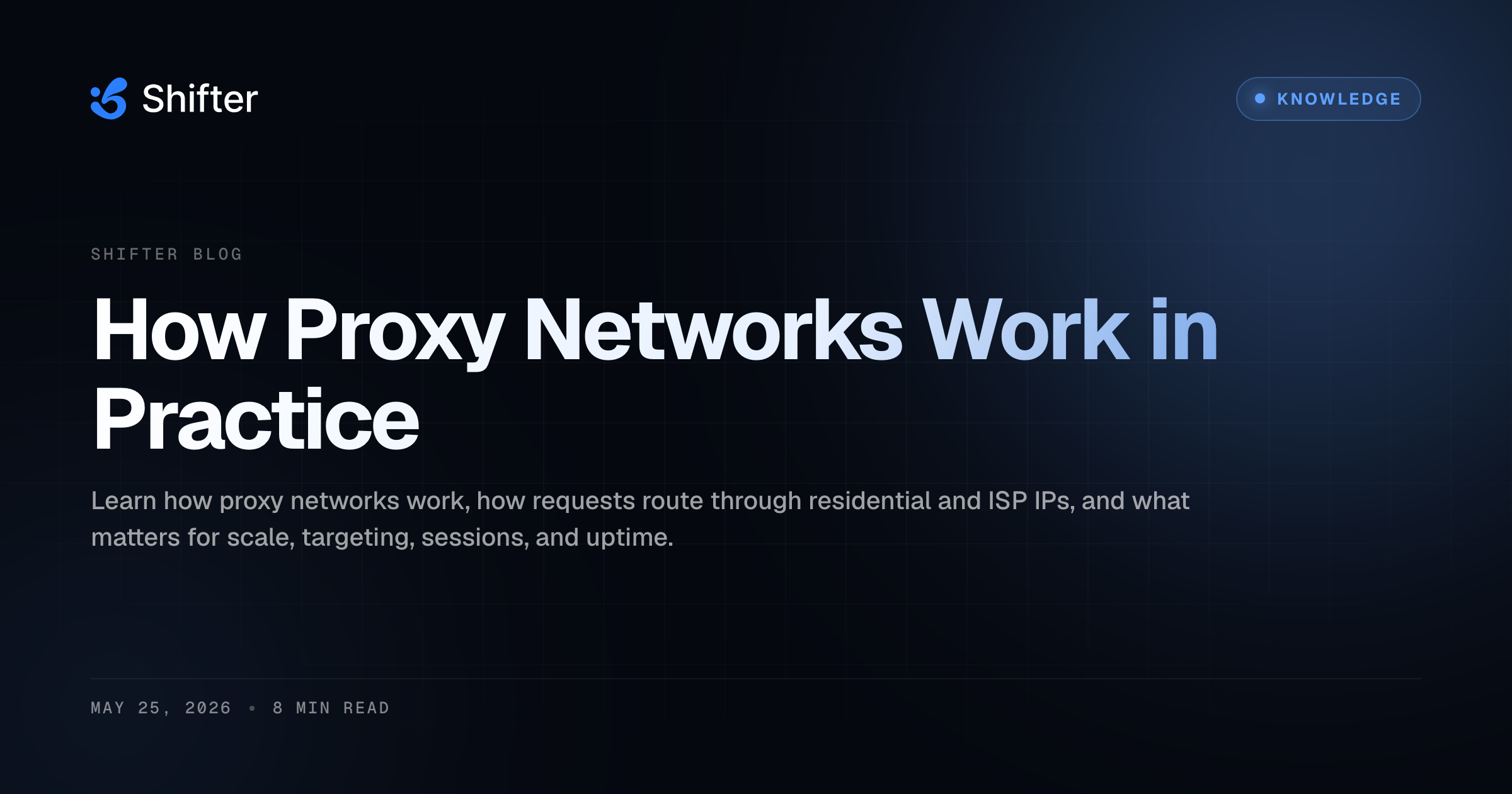 How Proxy Networks Work in Practice | Shifter Blog